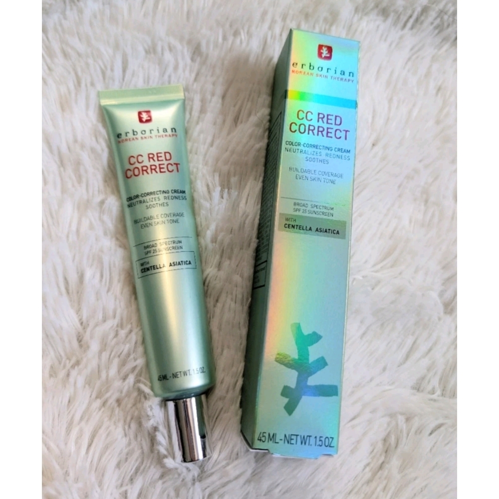 Erborian CC Red Correct Color Correcting Cream With Centella Asiatica 1.5OZ New